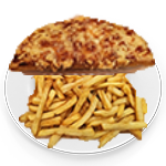1/2 Fried Pizza 