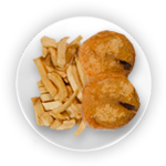 2 Pcs Hamburger 